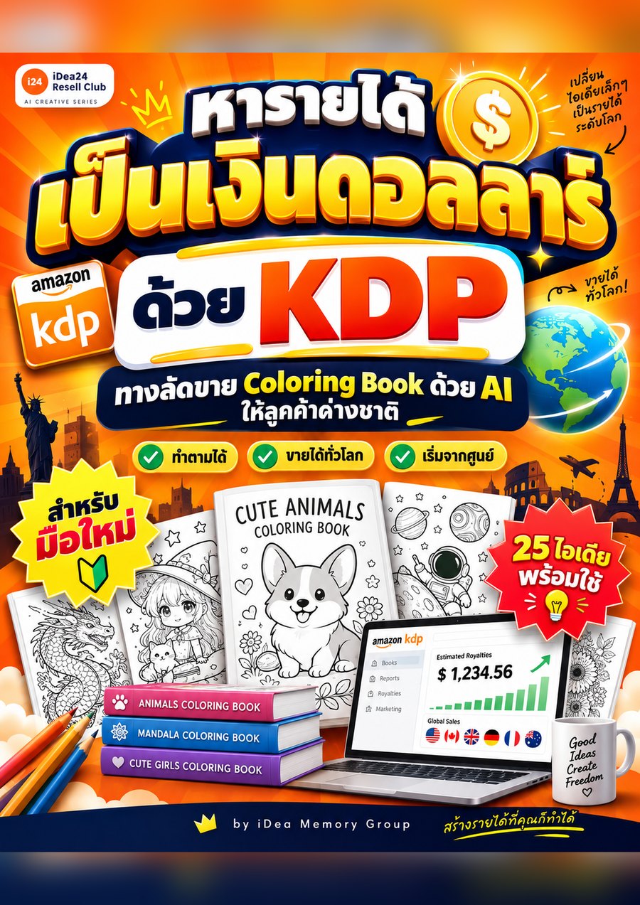 หารายได้เป็นเงินดอลลาร์ด้วย KDP